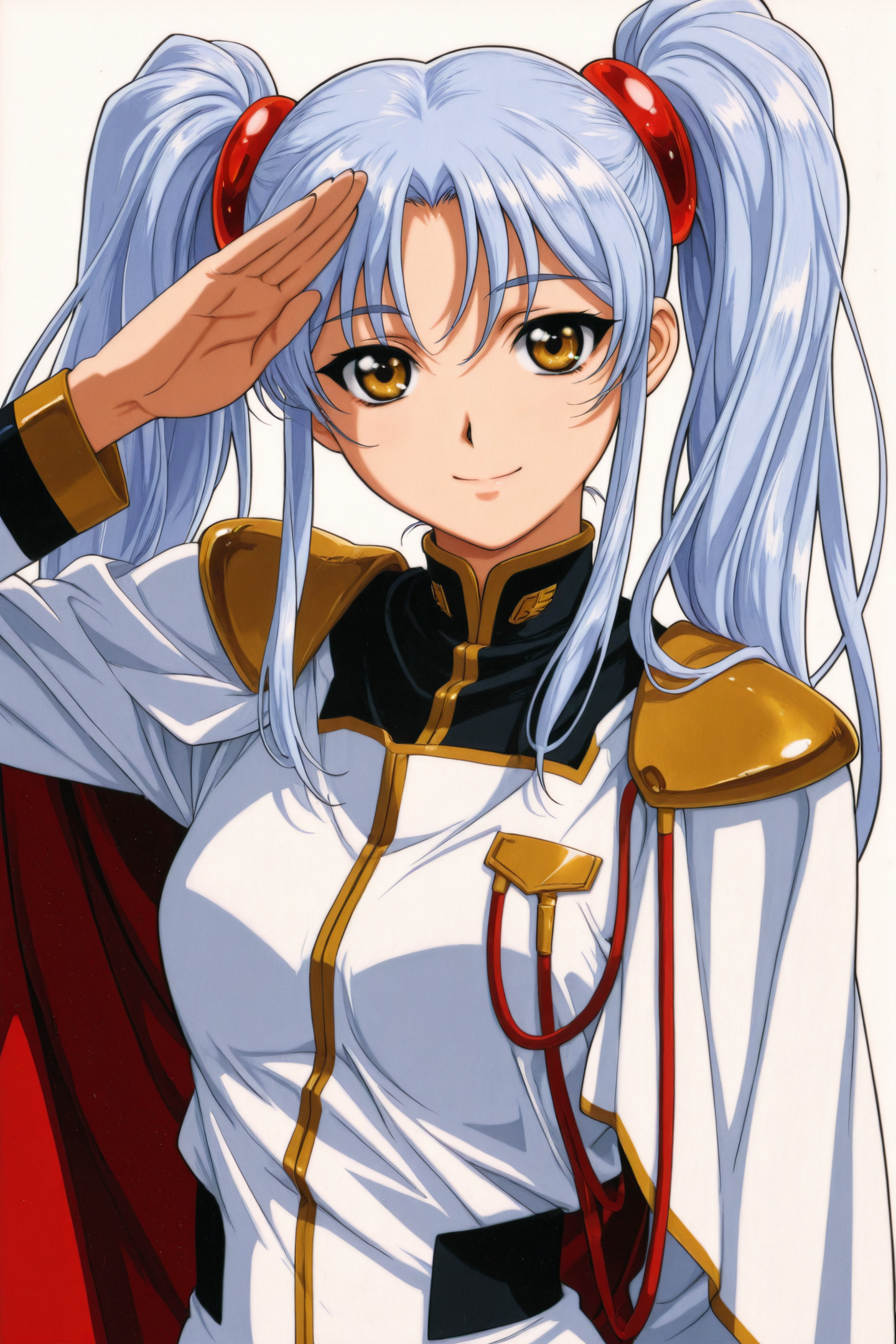 45334-2527606359-Hoshino Ruri,uniform,1girl,solo,twintails,long hair,long sleeves,light blue hair,looking at viewer,white background,simple backg.png
